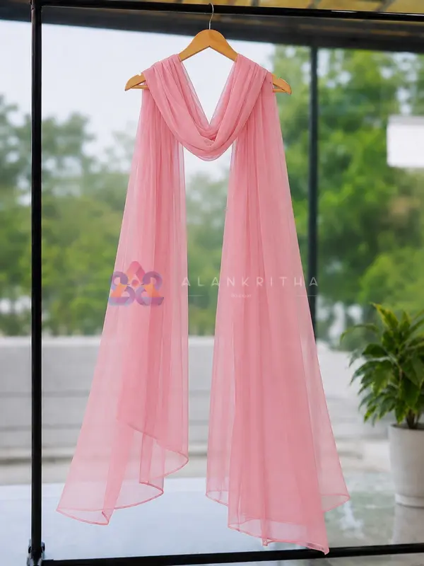 Pleated Gown Dupatta